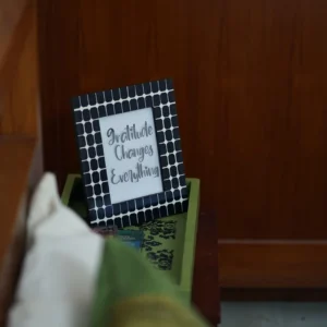black and white photo frame in MDF