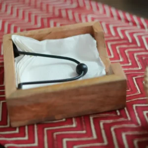 Tissue holder in wood and metal can be an ideal product with utility and suitable to enhance home decor style.