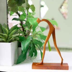 Wooden figurine of a man