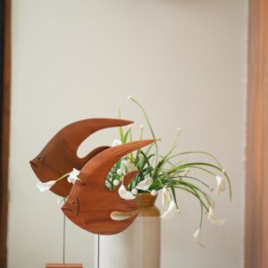 Wooden figurine of fish