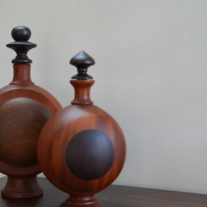 Wooden vase