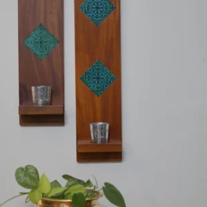 wooden wall panels with tile inlay that are exquisite modern home decor items