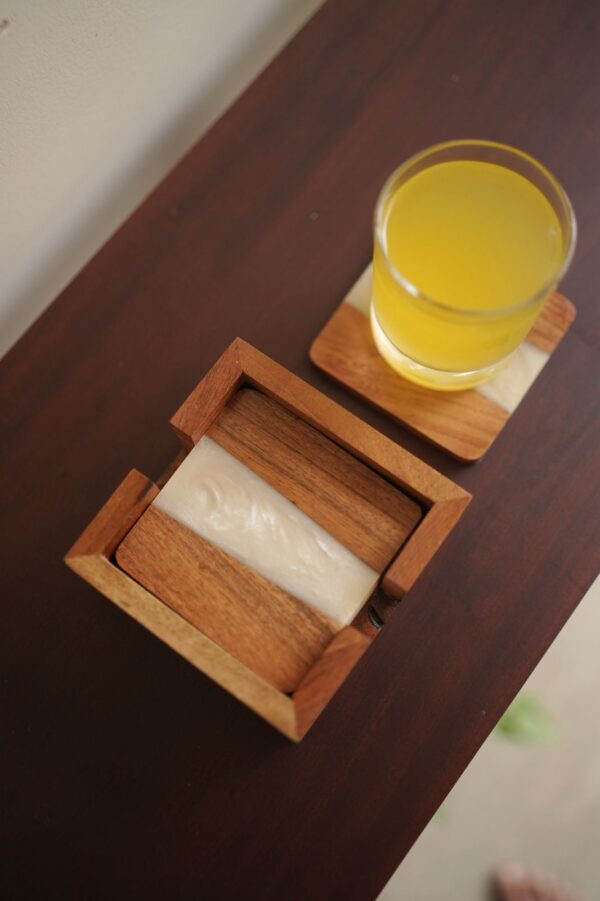 wood and resin coasters - Image 2